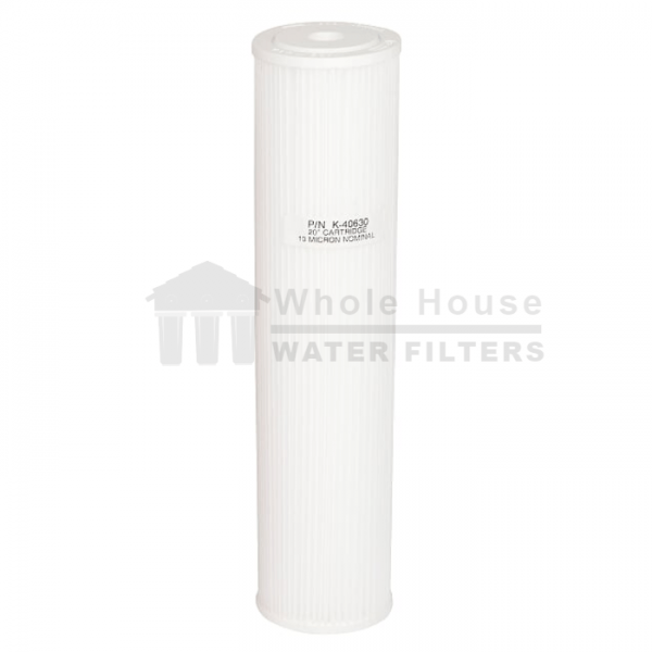 "pleated sediment filter for big blue 20 micron 20inch"