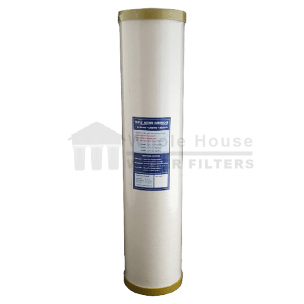 "Triple Action Whole House carbon filter for big blue 1 micron 20inch"