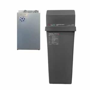 Automatic Water Softener SEV 17 with AquaCo Two Stage Whole House Filtration System Combo